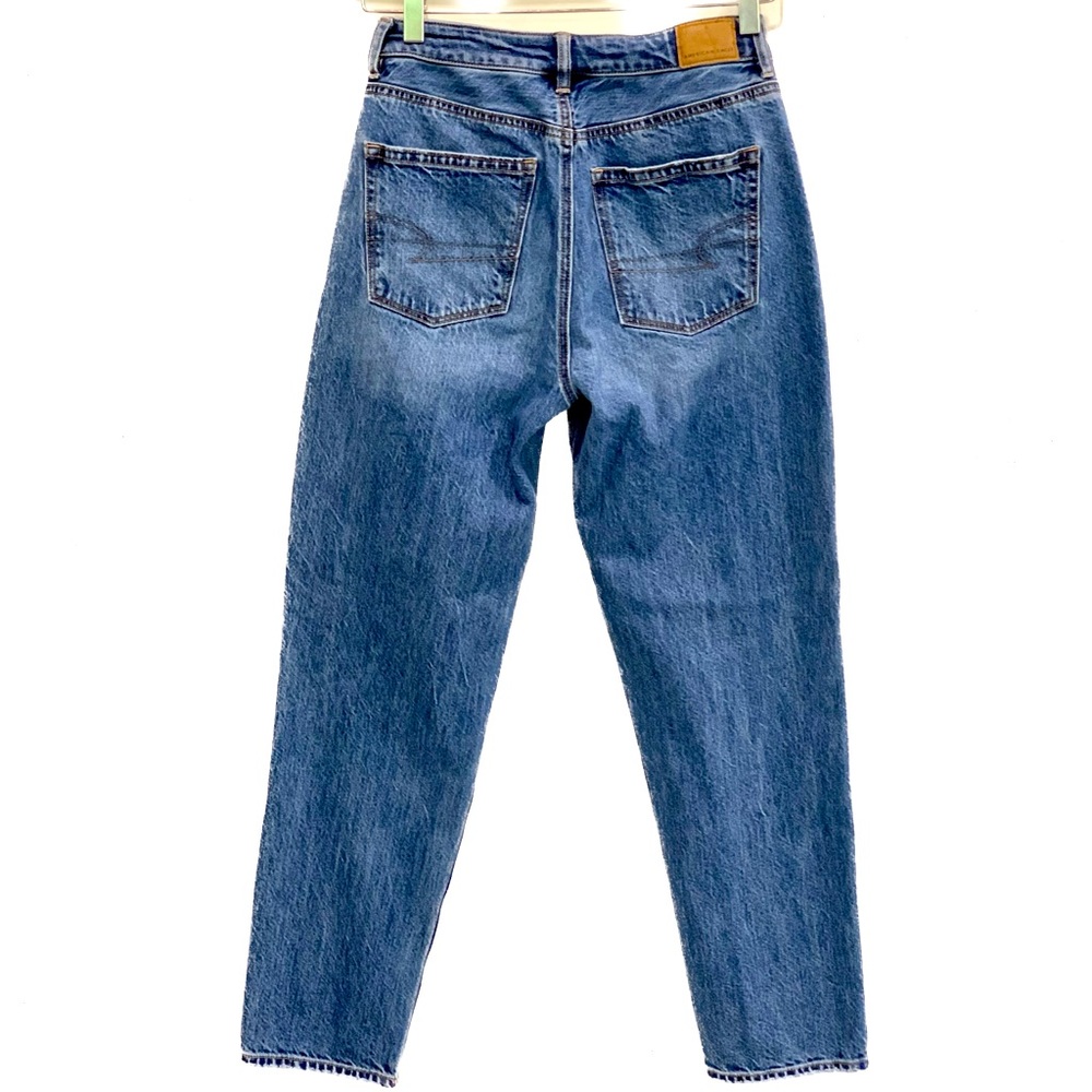 American Eagle Mom Straight Jean Comfort Stretch Waistband High Rise Women’s 2